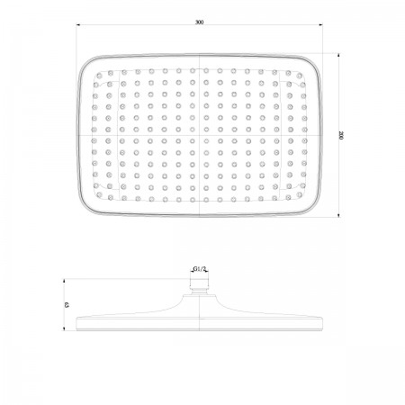 Лейка душевая LEMARK LM8134C 1-функциональная Лейка душевая LEMARK LM8134C 1-функциональная