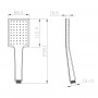 Лейка душевая LEMARK LM8124C, 1-функциональная Лейка душевая LEMARK LM8124C, 1-функциональная