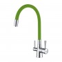 Смеситель LEMARK Comfort LM3075C-Green для кухни с гибким изливом, с подключением к фильтру с питьевой водой Смеситель LEMARK Comfort LM3075C-Green для кухни с гибким изливом, с подключением к фильтру с питьевой водой
