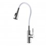 Смеситель LEMARK Expert LM5082S-White для кухни с гибким изливом Смеситель LEMARK Expert LM5082S-White для кухни с гибким изливом