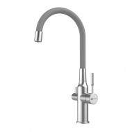 Смеситель LEMARK Expert LM5083S-Gray для кухни с подключением к фильтру с питьевой водой