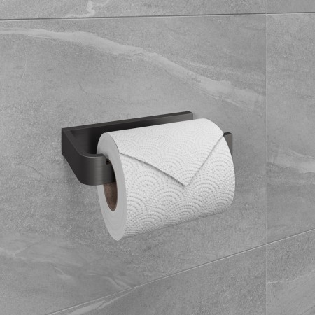 LEMARK | Держатель для туалетной бумаги LEMARK SMOOTH LINE открытый, графит LEMARK | Держатель для туалетной бумаги LEMARK SMOOTH LINE открытый, графит