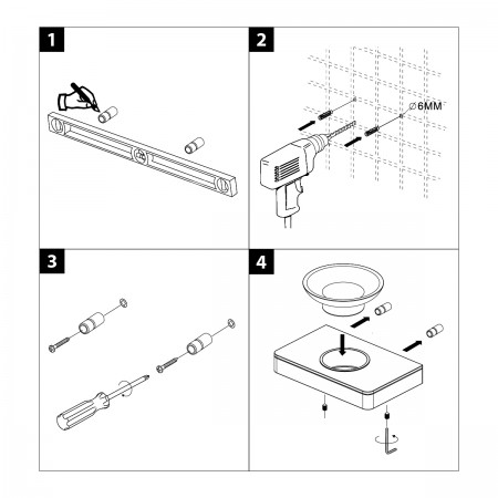LEMARK | Мыльница LEMARK GLASS LINE с держателем, чёрный матовый/черное стекло LEMARK | Мыльница LEMARK GLASS LINE с держателем, чёрный матовый/черное стекло