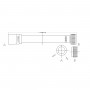 Душевой шланг LEMARK LE8026P-White 1.5 м, TURN-FREE, белый Душевой шланг LEMARK LE8026P-White 1.5 м, TURN-FREE, белый