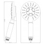 Лейка душевая LEMARK LM0713C, 3-функциональная Лейка душевая LEMARK LM0713C, 3-функциональная