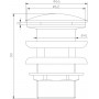 Донный клапан LEMARK Jasmine LM6680B, бронза Донный клапан LEMARK Jasmine LM6680B, бронза