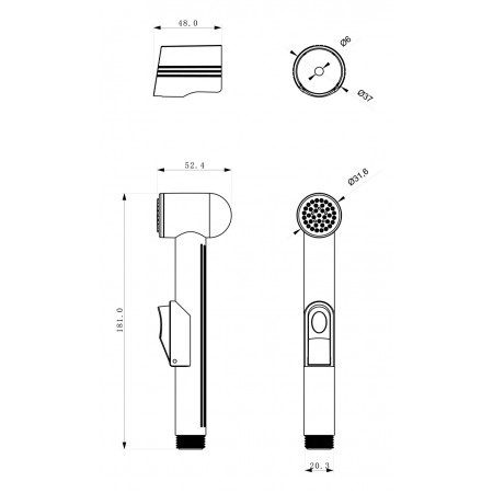 Комплект аксессуаров LEMARK LM8014C для биде, хром Комплект аксессуаров LEMARK LM8014C для биде, хром