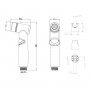 Комплект аксессуаров LEMARK LM8088BL для биде, черный Комплект аксессуаров LEMARK LM8088BL для биде, черный