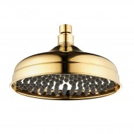 Душевая лейка верхняя LEMARK LM8989G, круглая диаметр 204 мм, для серий BRAVA, золото
