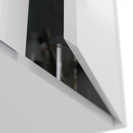 Шкаф LEMARK COMBI 60 см подвесной, 2-х дверный, цвет корпуса, фасада: Белый глянец Шкаф LEMARK COMBI 60 см подвесной, 2-х дверный, цвет корпуса, фасада: Белый глянец