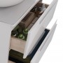 Тумба LEMARK MIANO 60 см под 1 раковину, подвесная, 2 ящика, цвет корпуса, фасада: Белый глянец Тумба LEMARK MIANO 60 см под 1 раковину, подвесная, 2 ящика, цвет корпуса, фасада: Белый глянец