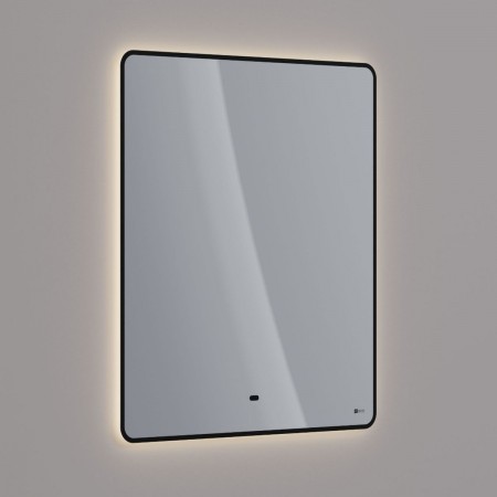 Зеркало LEMARK MIOBLACK 70х80 см с интерьерной подсветкой, с подогревом Зеркало LEMARK MIOBLACK 70х80 см с интерьерной подсветкой, с подогревом