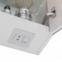 Шкаф зеркальный LEMARK ZENON 45х80 см 1 дверный, петли слева, с козырьком-подсветкой, с розеткой, цвет корпуса: Белый глянец Шкаф зеркальный LEMARK ZENON 45х80 см 1 дверный, петли слева, с козырьком-подсветкой, с розеткой, цвет корпуса: Белый глянец