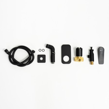 Смеситель LEMARK Bronx LM3719BL с гигиеническим душем, встраиваемый Смеситель LEMARK Bronx LM3719BL с гигиеническим душем, встраиваемый
