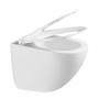 Унитаз LEMARK GLAZER подвесной, безободковый с сиденьем микролифт,смыв вихревой Торнадо 3.0, белый глянец Унитаз LEMARK GLAZER подвесной, безободковый с сиденьем микролифт,смыв вихревой Торнадо 3.0, белый глянец